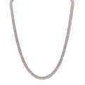 STERLING SILVER MEN'S TENNIS CHAIN NECKLACE